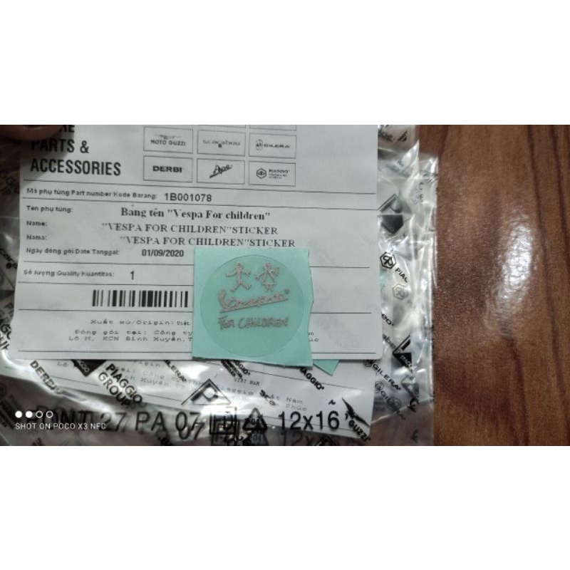 Tem vespa for children xe print