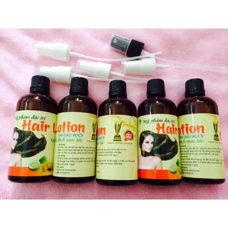 Tinh Dầu Bưởi Dưỡng Tóc Hair Lotion[Dạng Xịt] mã hàng hot