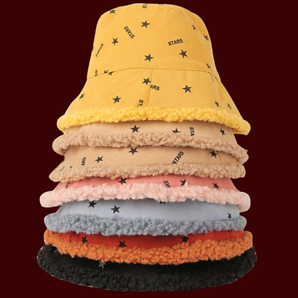 Mũ Bucket Panama Hai Mặt Mềm Mại Ấm Áp Thời Trang Mùa Đông