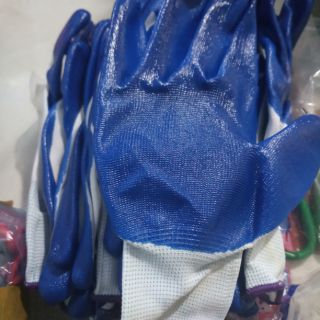 Lố 12 đôi gang tay lao động phủ sơn y hình