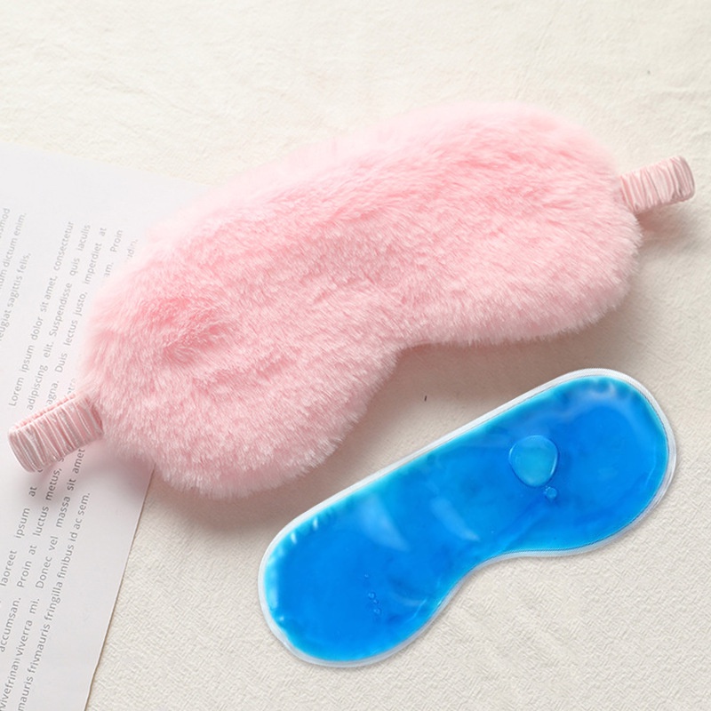 Bịt che mắt ngủ len có gel làm mát túi nước cute dễ thương Hàn Quốc iLita đồ dành cho bé và người lớn cao cấp massage