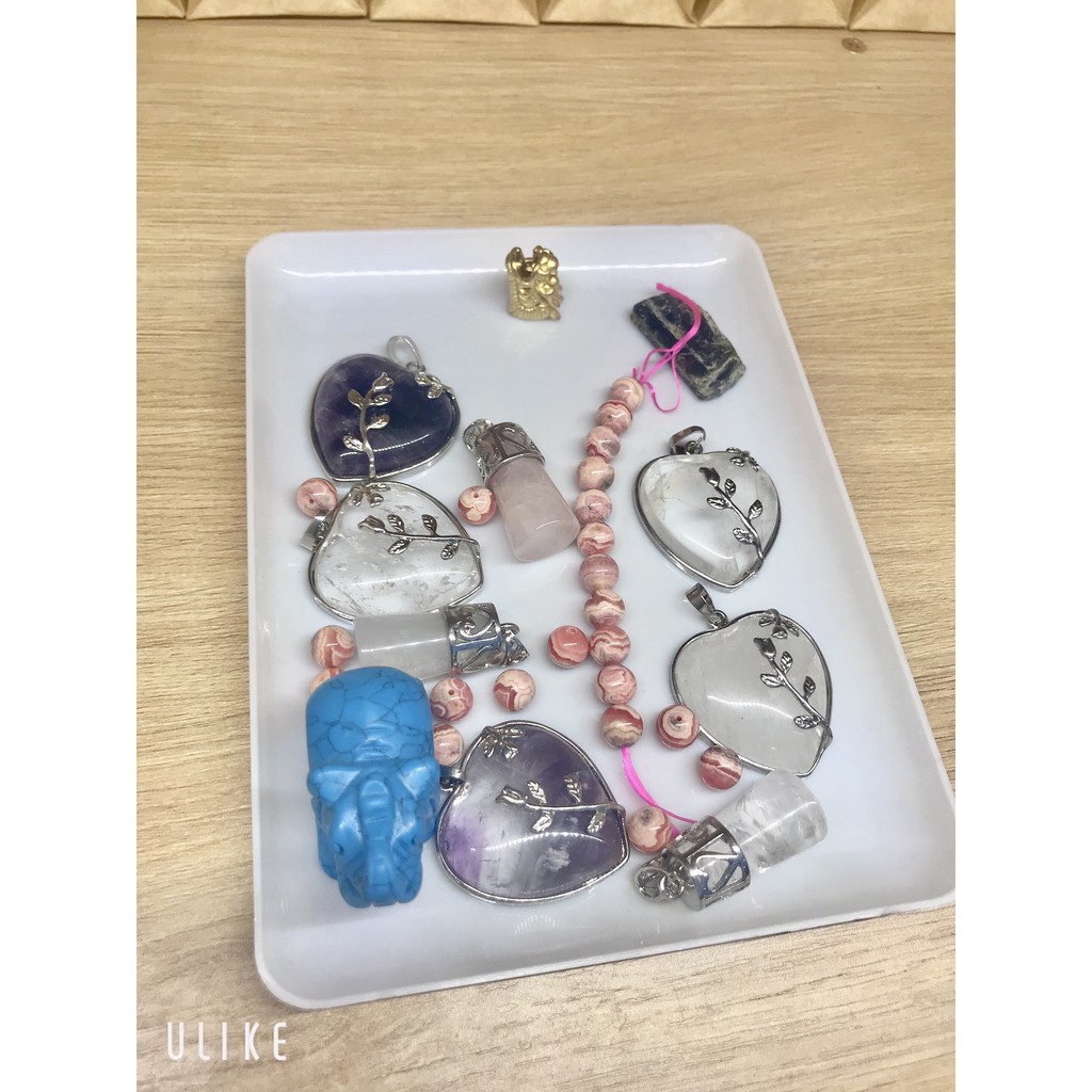 Mâm nhựa đựng phụ kiện đựng hạt đá size 7x10, 12x16 và 27x19cm