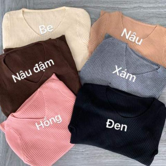 Áo len thun gân cổ tim . Thích hợp cho những ngày lạnh ,có nhiều màu phù hợp . Giá cả phải chăng