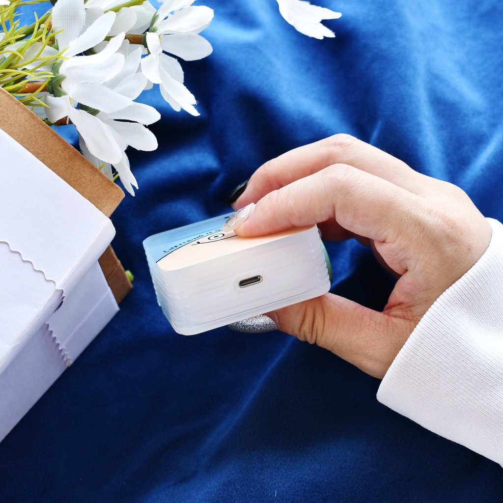 Vỏ Bảo Vệ Hộp Sạc Tai Nghe AirPods 1 2 Pro 3 2021 gen3 Hình Vuông Chất Liệu Silicon Tpu Mềm