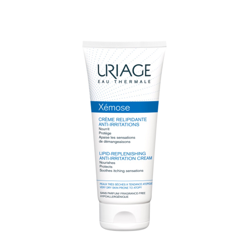 Kem dưỡng ẩm Uriage Xemose Creme Relipidante Anti Irritations 200ml - Dành cho da khô, da cơ địa, chàm