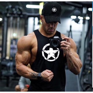 Áo thun 3 lỗ tanktop ngôi sao chuẩn gym