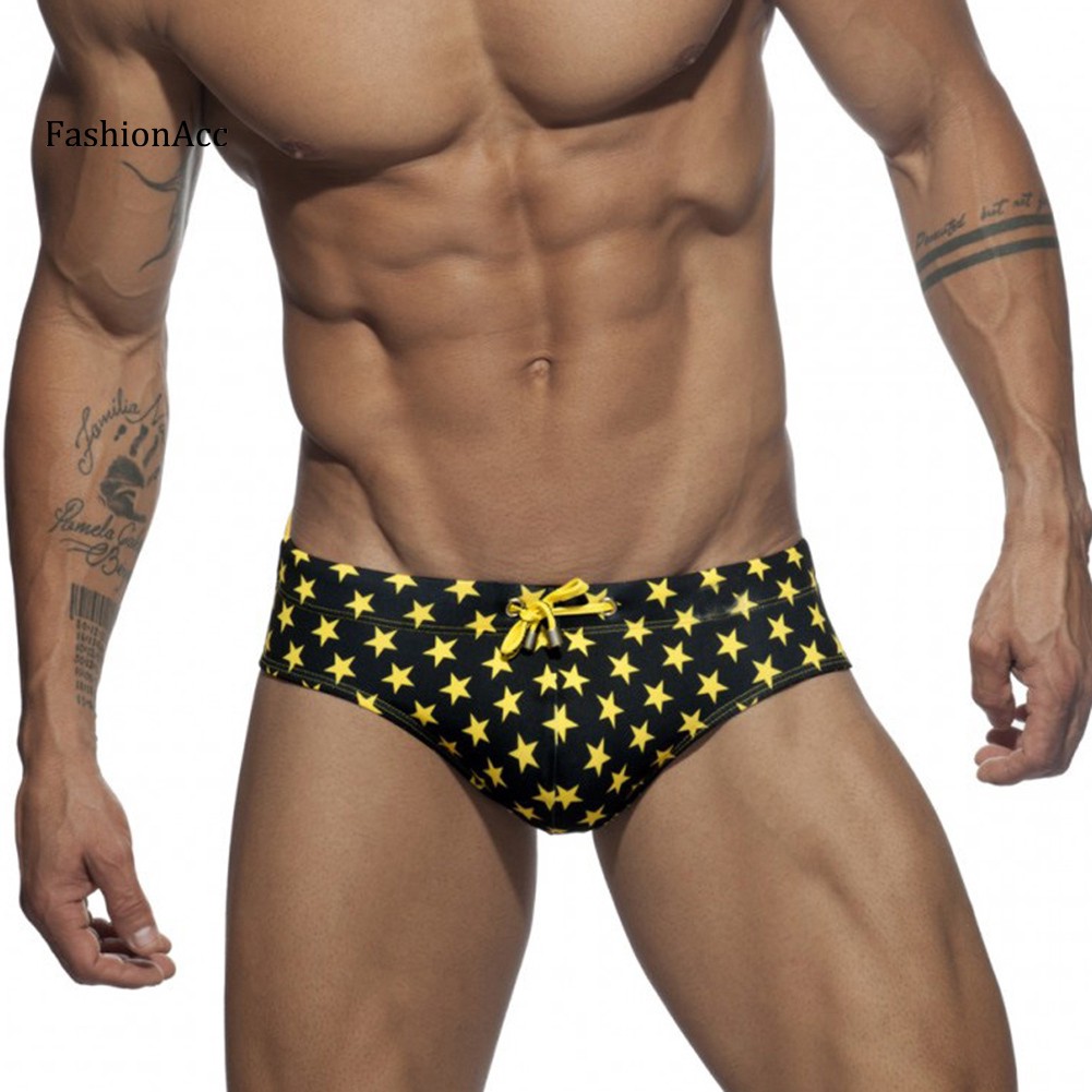 Quần bơi rút dây in họa tiết ngôi sao thời trang dành cho nam | BigBuy360 - bigbuy360.vn