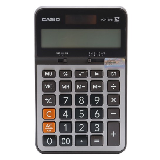 Máy tính CASIO AX-120B - Chính hãng Bitex, Bảo hành 7 năm