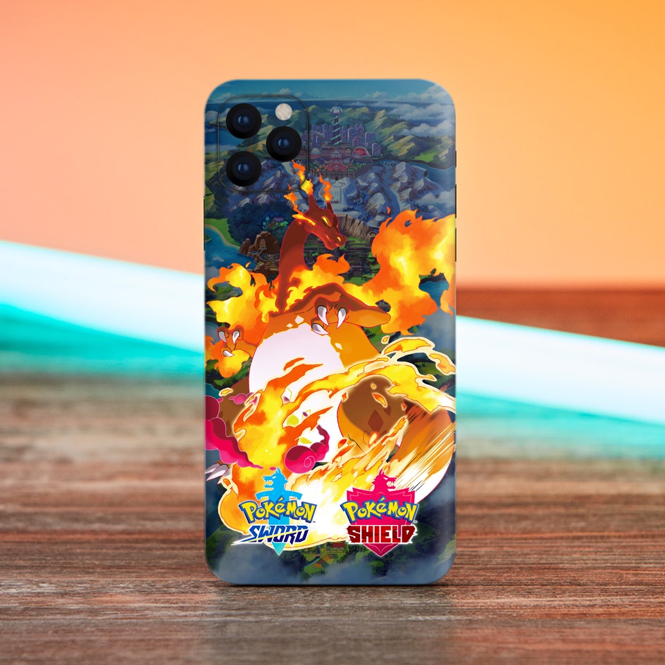 Miếng Dán Skin Điện Thoại In Hình Pokemon Charizard Cho Iphone 7/ 8/ X/ 11/ 11 Pro Max/ 12/ 12 pro max/ 13/ 13 pro max