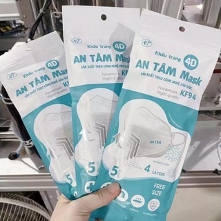Combo 10 khẩu trang 4D kháng khuẩn