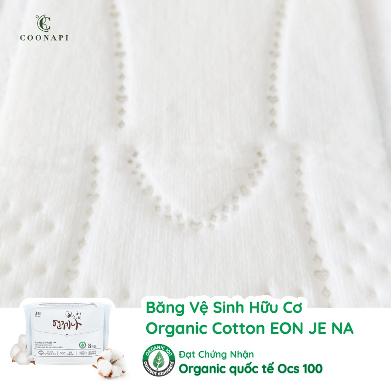 Băng Vệ Sinh Hữu Cơ Organic Cotton Cao Cấp Hàn Quốc Eon Je Na Ban Ngày (Loại 1 Miếng)