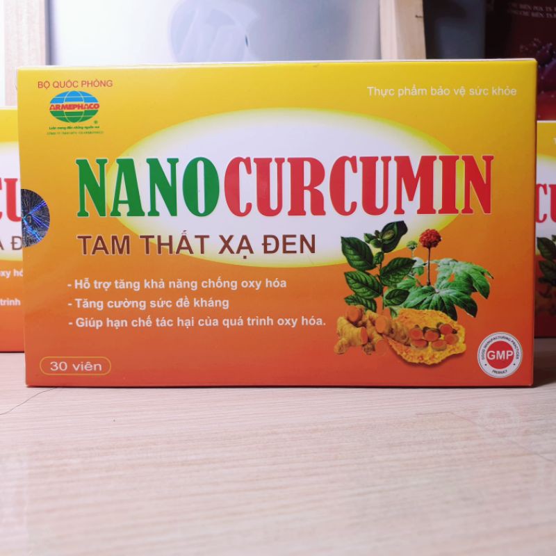 Nano Curcumin Tam Thất Xạ Đen - Bộ Quốc Phòng sản xuất