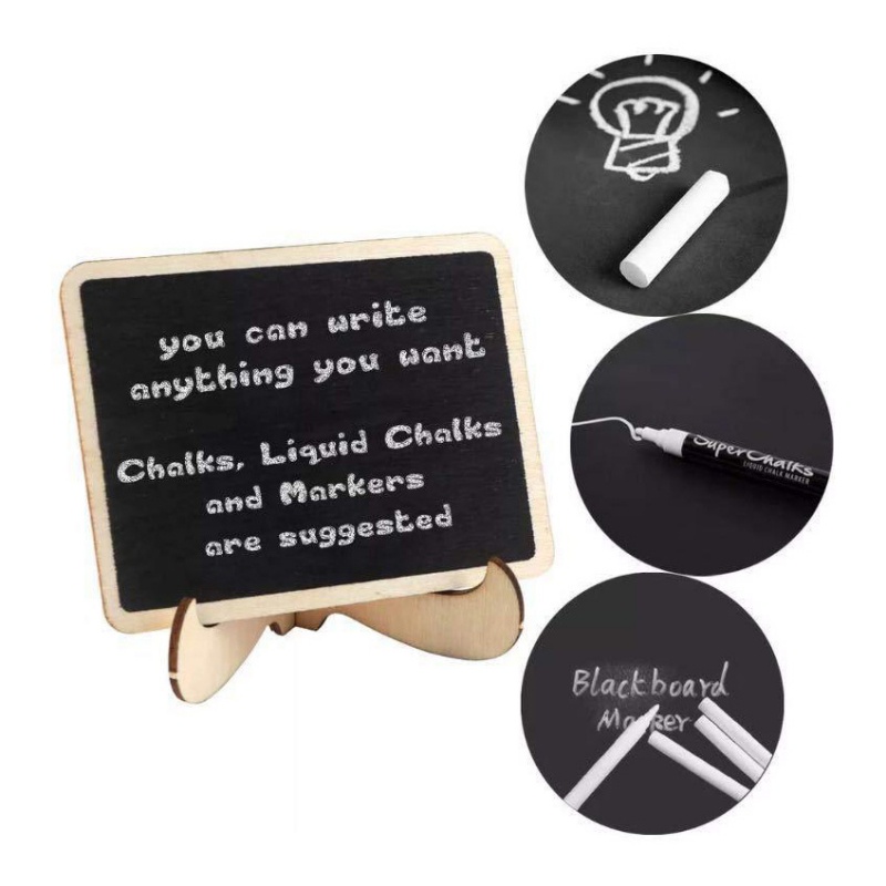 Bảng Đen Nhỏ Bằng Gỗ Dùng Trang Trí Trưng Bày