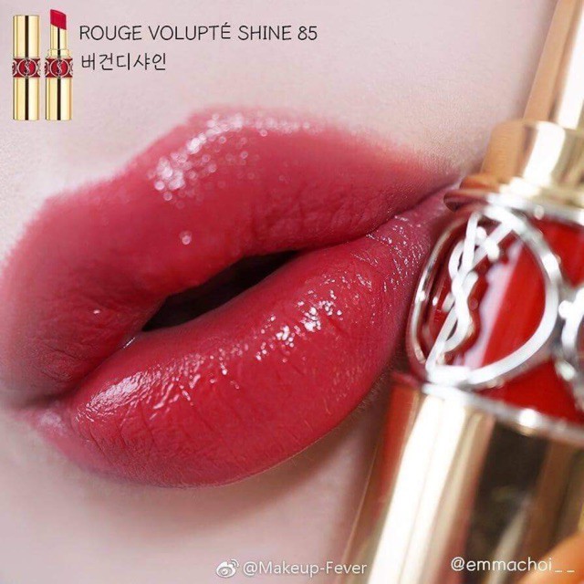 son YSL Rouge Volupte Shine Lipstick fullbox