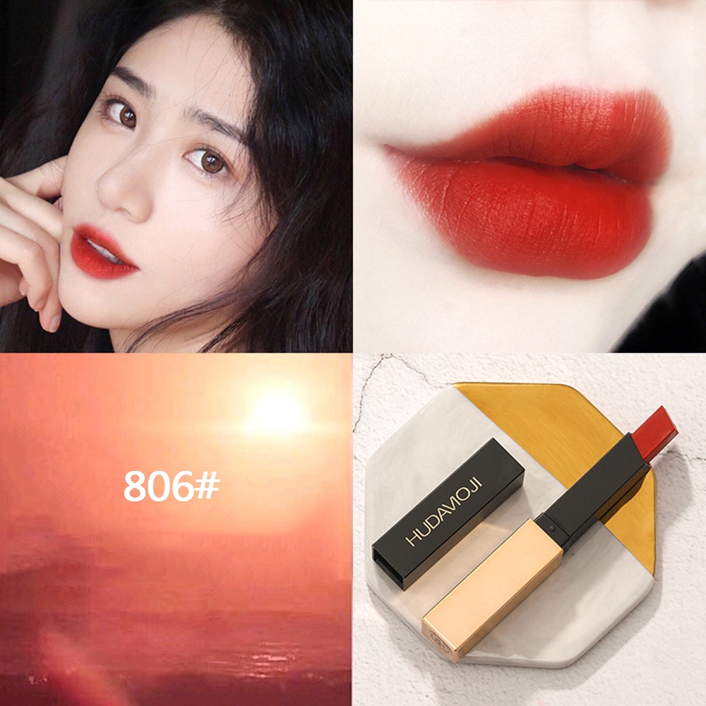 [Hàng mới về] Son môi HUDAVIOJI lâu trôi chống thấm nước có 6 màu khác nhau | BigBuy360 - bigbuy360.vn