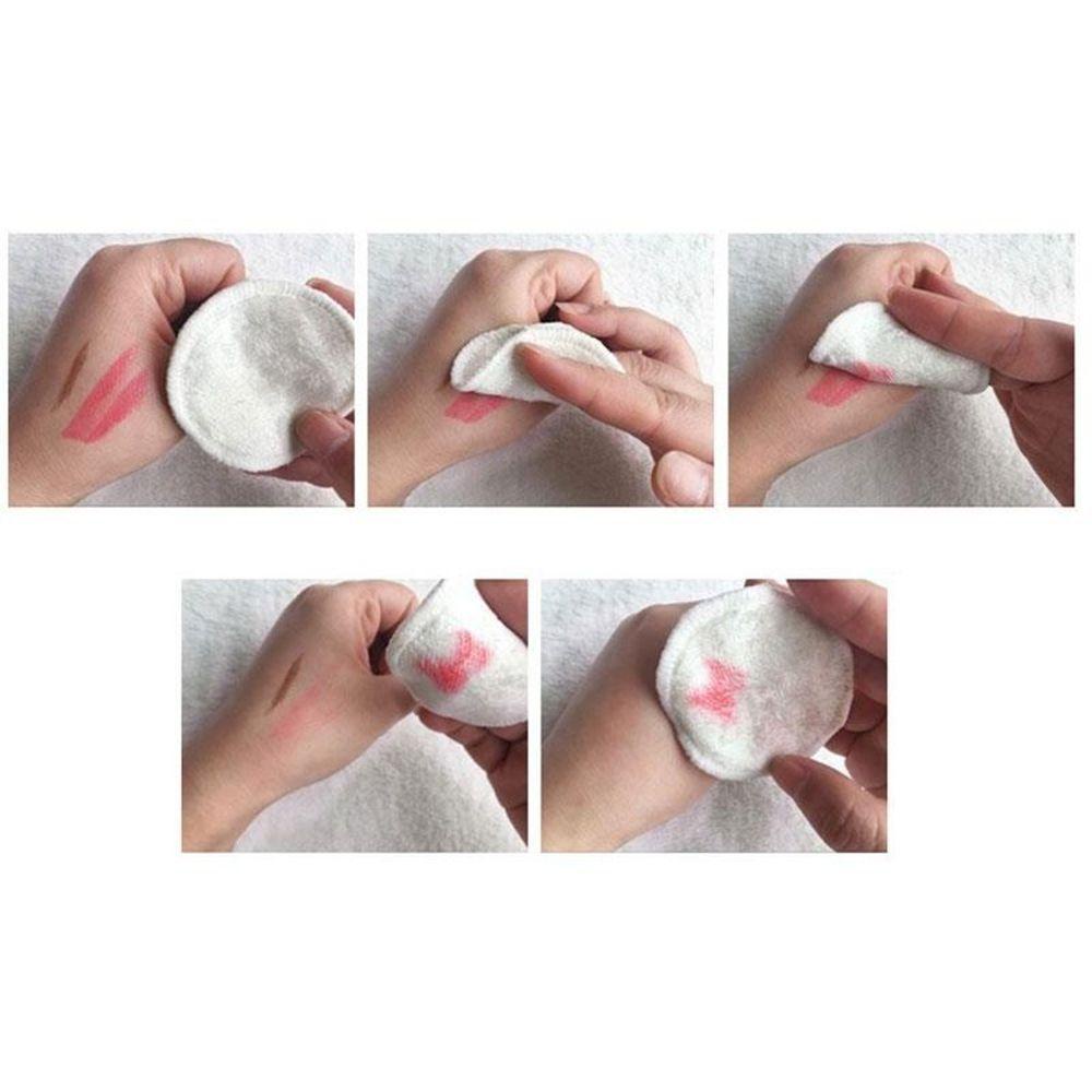 Túi 12 Miếng Bông Tẩy Trang Bằng Cotton Tre Có Thể Tái Sử Dụng