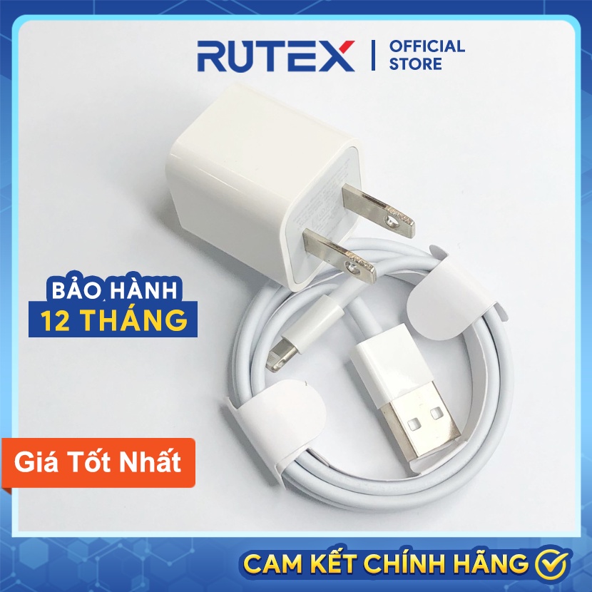 Bộ Củ Cáp Iphone, Dây Sạc Iphone Lightning Không Nóng Máy Dành Cho Dòng Ip 5/6/6s/7/8/X/Xsmax - BH 12 Tháng
