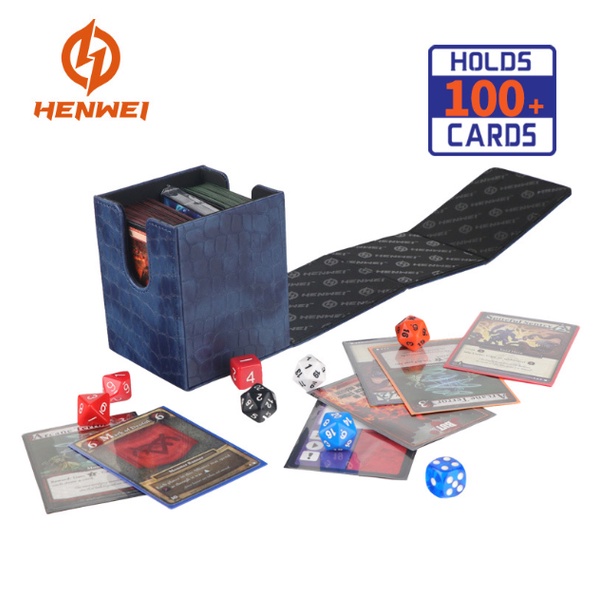 [ Phụ kiện RẺ NHẤT SHOPEE ] Hộp đựng bài Yugi bằng da cao cấp - Deckbox Years Guard Henwei