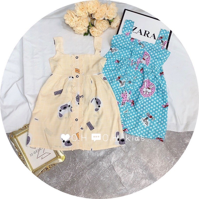 Váy lanh size nhỡ cho bé gái