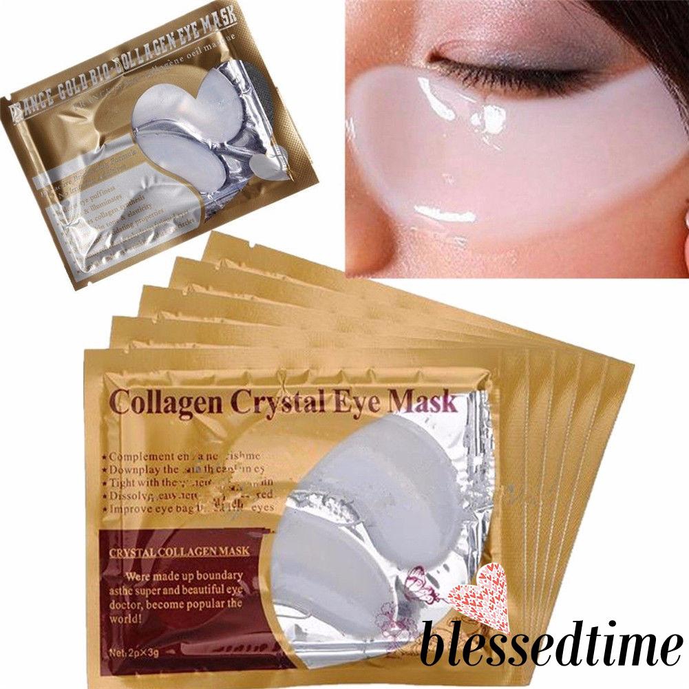 Mặt Nạ Mắt Gel Collagen Pha Lê Chống Nếp Nhăn Quầng Thâm