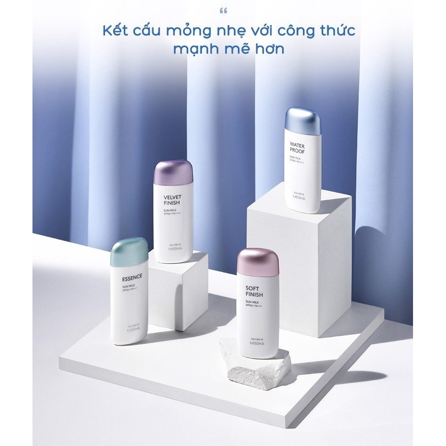 Kem Chống Nắng Dạng Sữa Nâng Tone Da Missha All-Around Safe Block Soft Finish Sun Milk SPF50+ PA+++ 70ml