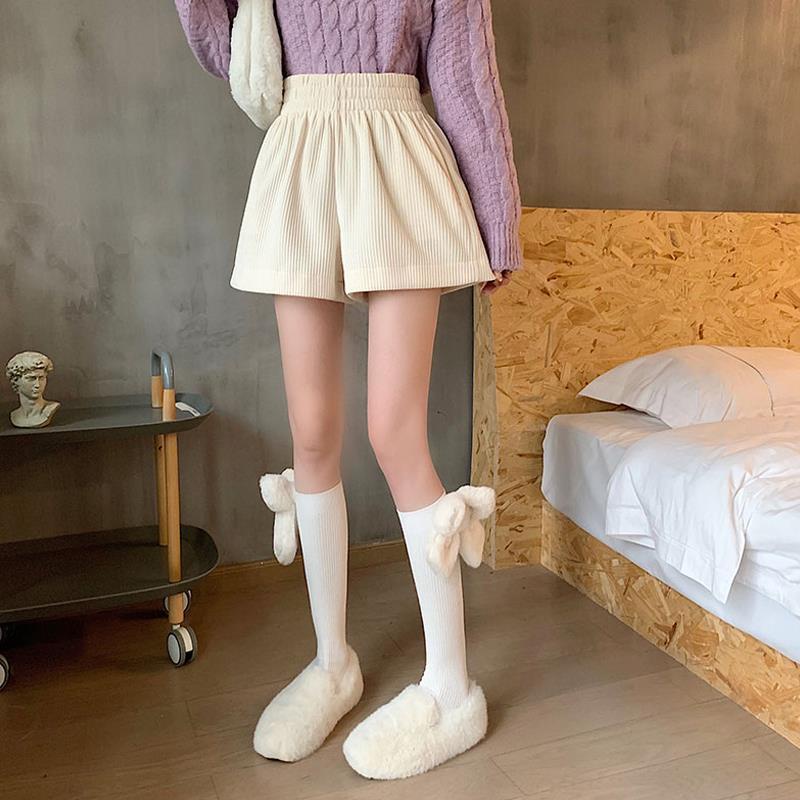 B&amp;G Quần Short Lưng Cao Ống Rộng Phong Cách Hàn Quốc Cho Nữ quần đùi nữ JL-DK-23