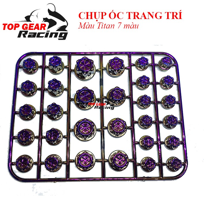 Chụp Ốc Trang Trí Xe Máy Nhựa ABS Bền Đẹp &lt;TOPGEAR&gt;