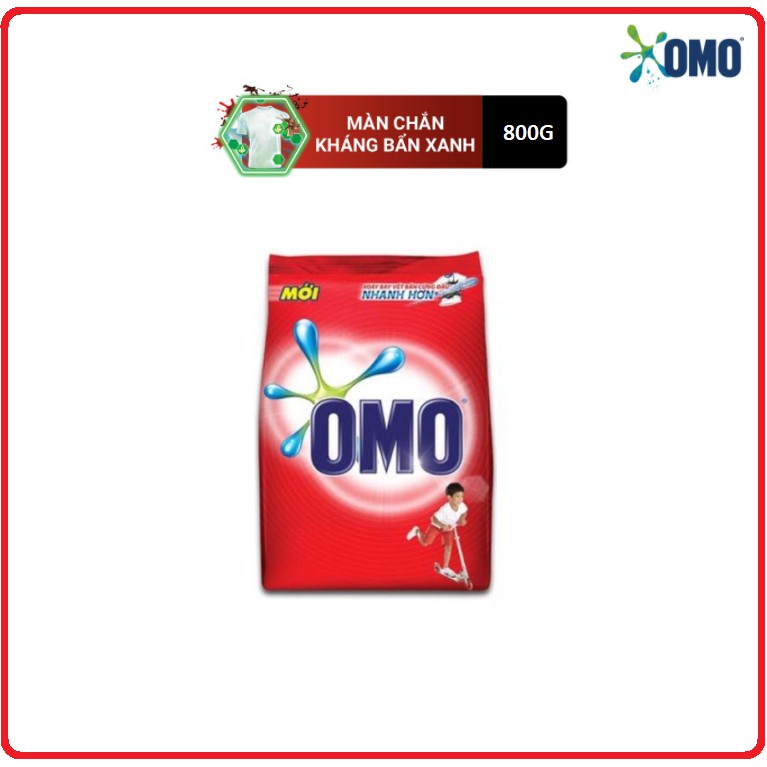 Bột Giặt OMO Công Nghệ Giặt Xanh Gói 720g/800g