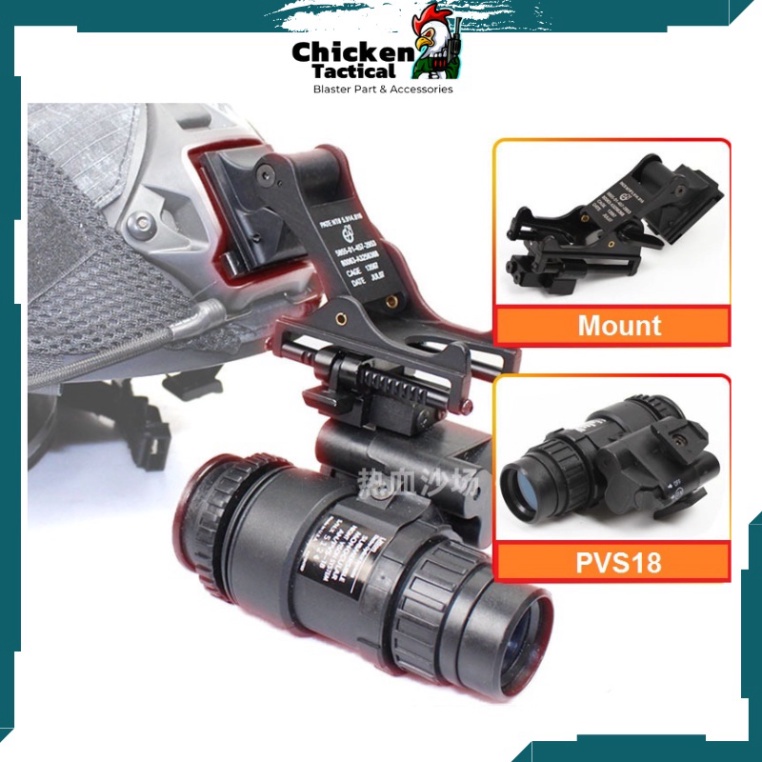 PVS18 thiết bị nhìn ban đêm một mắt chiến thuật