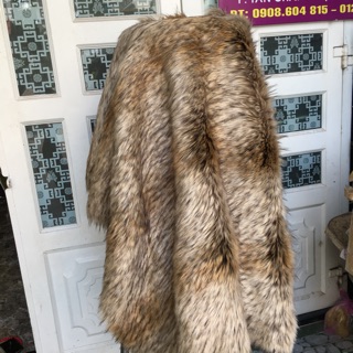 Thảm lông chụp ảnh -lót sàn kt màu sọc cam