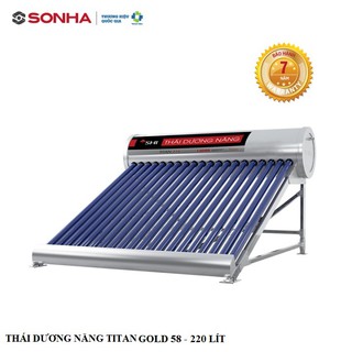 Máy nước nóng năng lượng mặt trời titan gold 220l