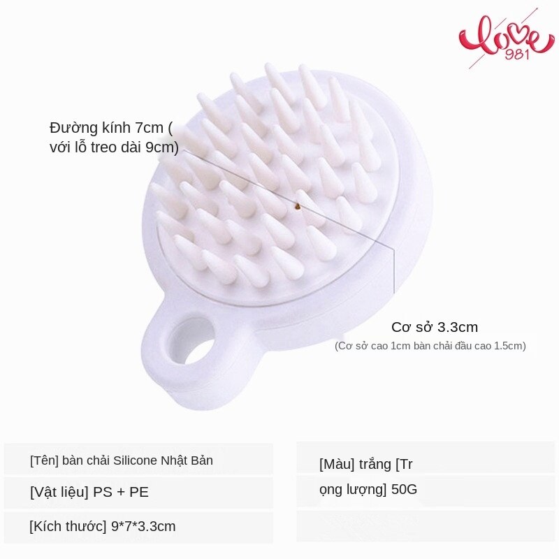 Handy Scalp Care Massage Silicone Brush
