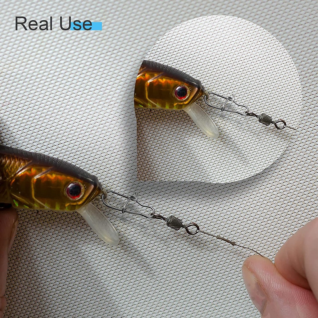 Bộ 50 Khoen Khóa Câu Cá Bằng Thép Không Gỉ