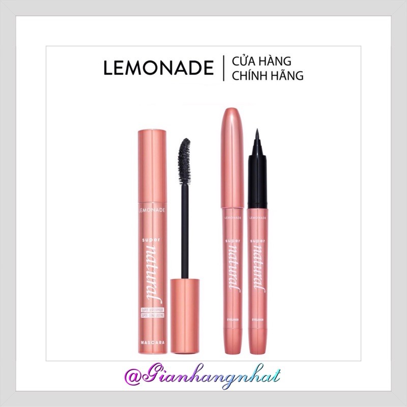 Combo Kẻ Mắt Lemonade Eyeliner và Chuốt Mi Mascara SuperNatural (1g & 7.5g)