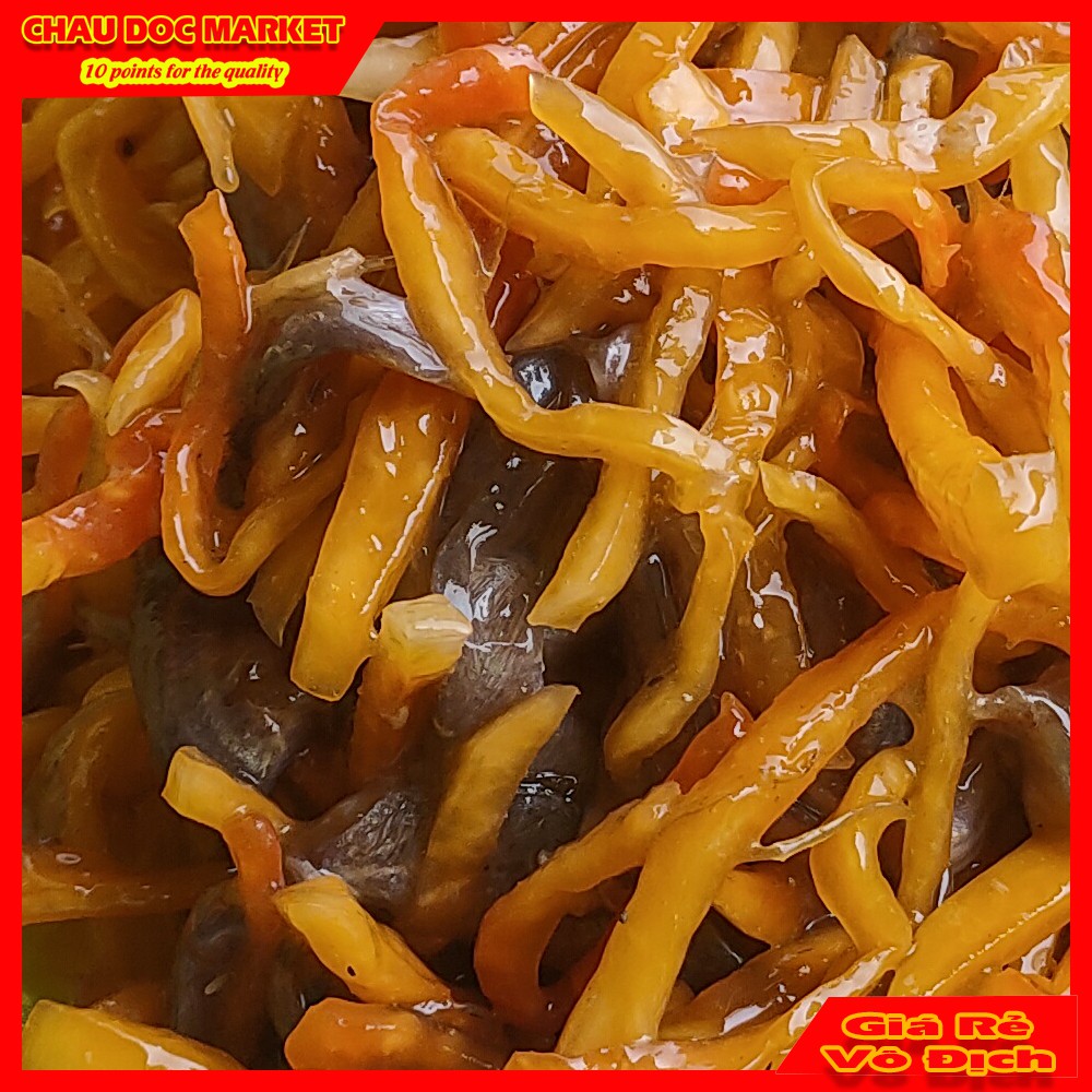 Hủ 500gr  Cá Chốt Trộn Đu Đủ Mỏ Vịt Tươi Ngon Đặc Sản Châu Đốc Ăn Liền. | BigBuy360 - bigbuy360.vn