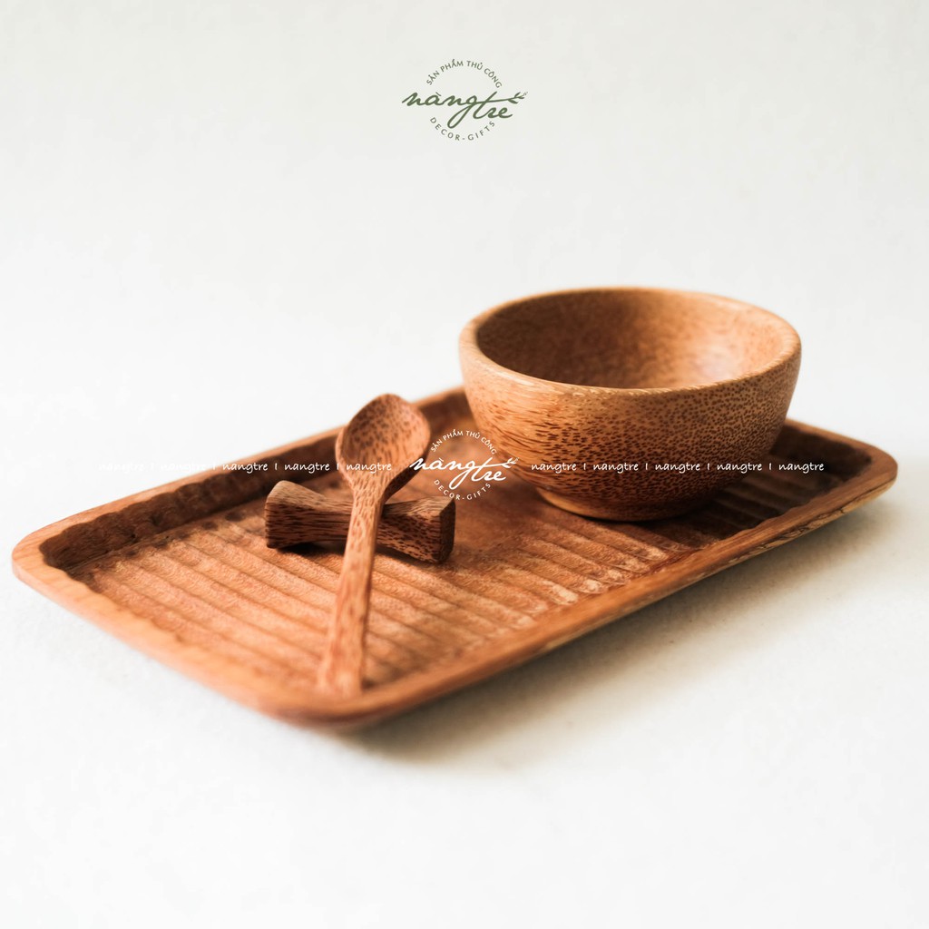 Chén gỗ dừa - Bát gỗ dừa - Coconut cup