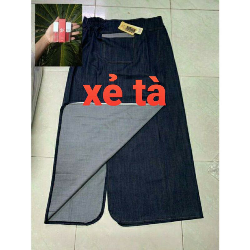 [Mã FAMARAL2 giảm 10K đơn 50K] Váy chống nắng vải jean cao cấp đủ mẫu được chọn mẫu tặng kèm khẩu trang vải