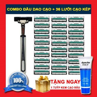 BỘ CẠO RÂU 36 LƯỠI- KÈM TUÝP KEM