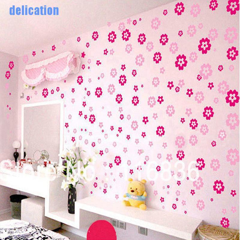 Bộ 108 Bông Hoa Và 6 Sticker Dán Tường Độc Đáo