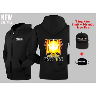 🔥SALE 50%🔥 BST Áo khoác áo hoodie FREE FIRE đẹp giá siêu rẻ nhất vịnh bắc bộ