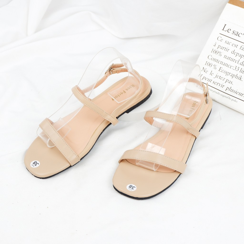 Giày sandal đế bệt quai hậu sau [SD-0279] Mys Haley Shoes