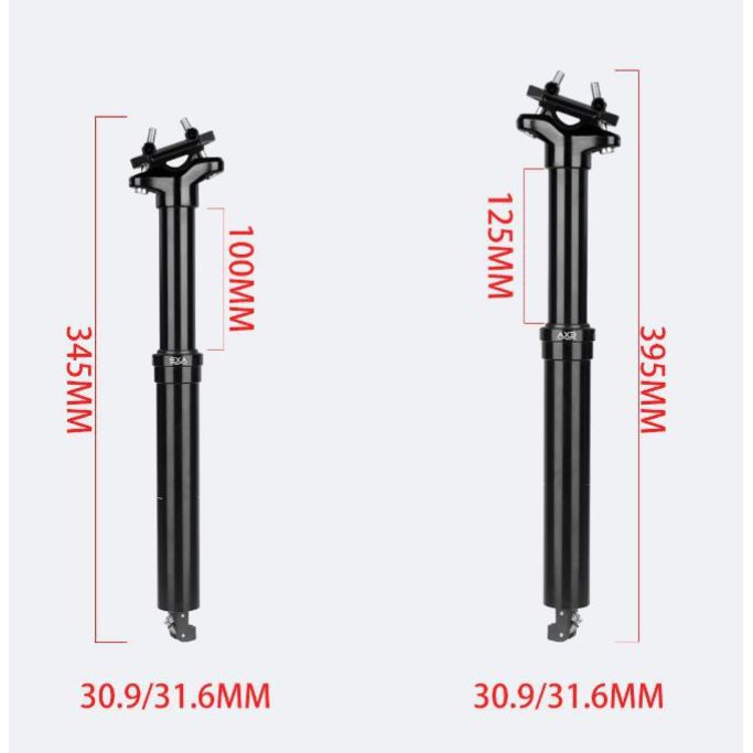 Cốt Yên Tăng Giảm Kindshock EXA 900i 100/125mm Cốt 30.9 / 31.6