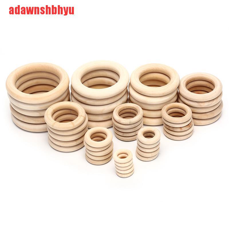 1 Túi Hạt Gỗ Tròn Tự Nhiên Dùng Làm Trang Sức DIY