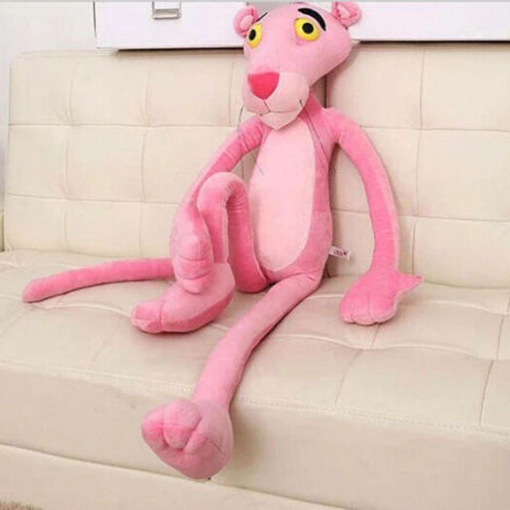 Thú Nhồi Bông Hình Chú Báo Hồng Mềm 60CM Dành Cho Bé