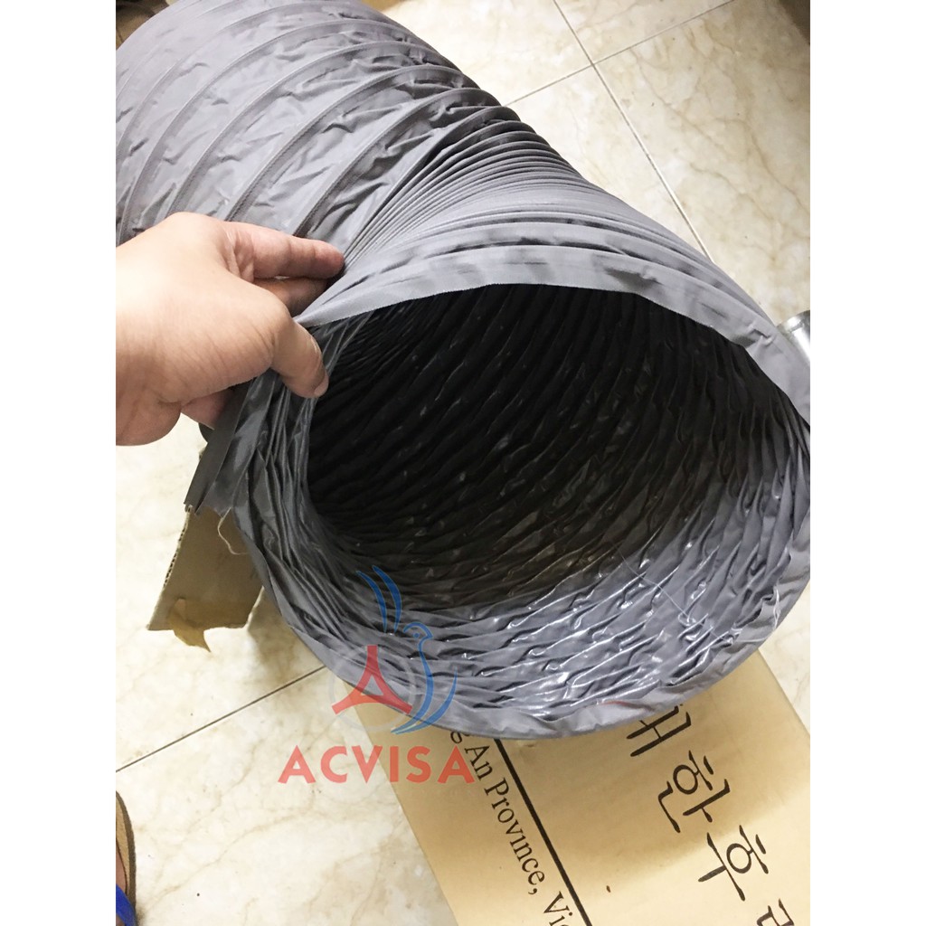 Ống gió mềm vải của Tarpaulin Kích thước 1P x D250 (cuộn 10m)