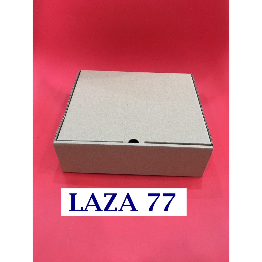Combo 20 hộp carton nắp gài trơn cứng 19x14x5 cm