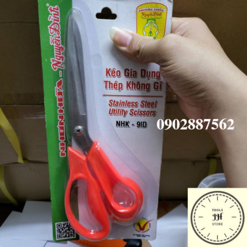 Kéo gia dụng thép không gỉ Nhơn Hòa cán lớn nhỏ
