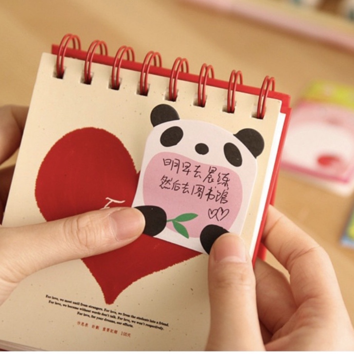 Giấy Ghi Chú Hoạt Hình Động Vật Dễ Thương Tiện Lợi - Giấy Ghi Chú Post-it