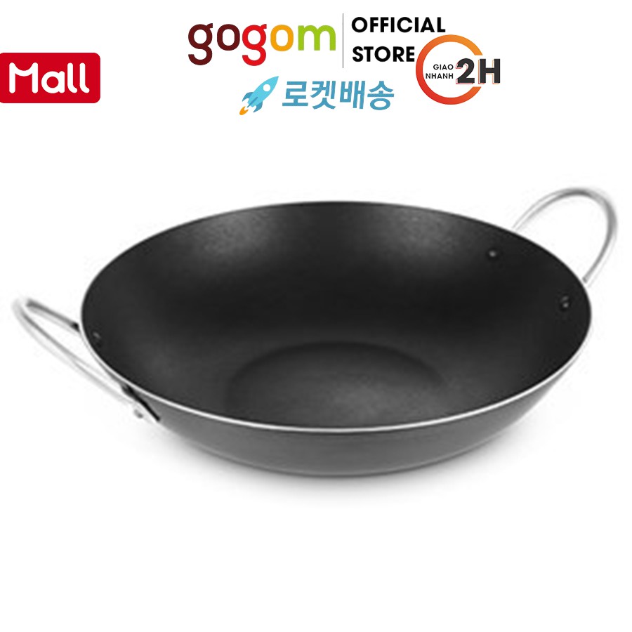 Chảo nhôm chống dính 2 quai 34cCNC44 GOG433