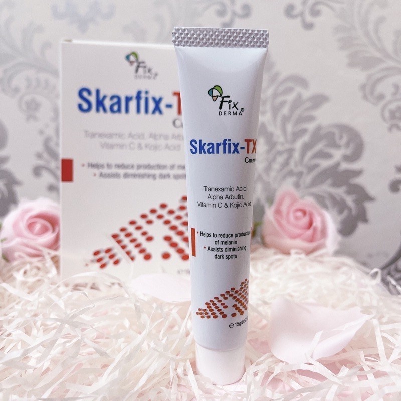 Kem dưỡng da mờ nám, trắng sáng Fixderma Skarfix-TX 15G